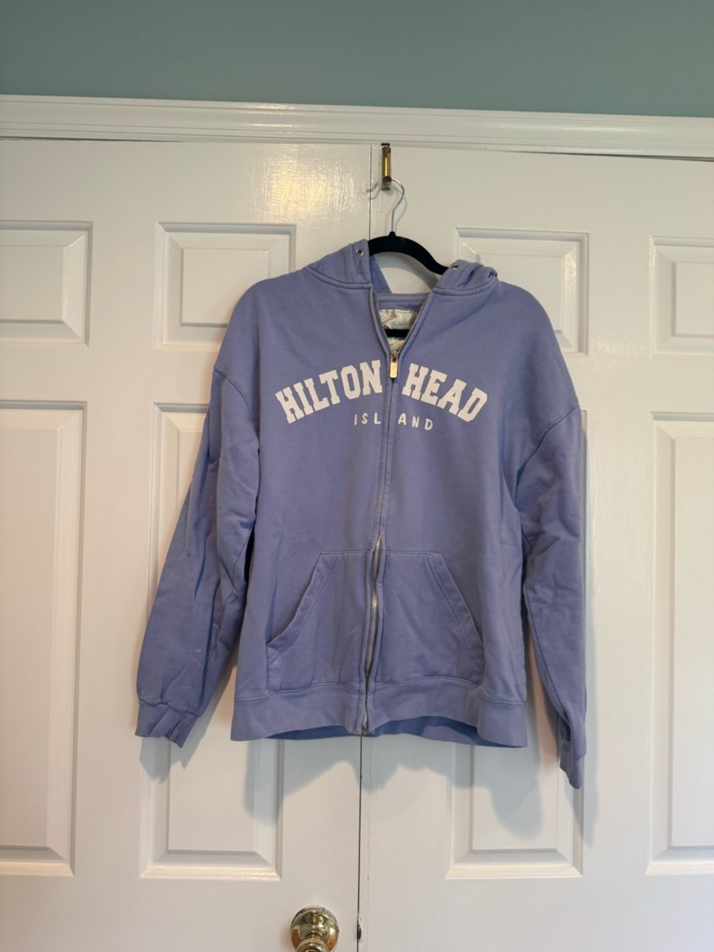 Hilton Head Island Lavender Zip Hoodie